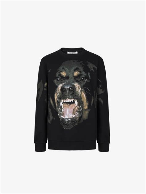 givenchy rottweiler shirt white|givenchy rottweiler print sweatshirt.